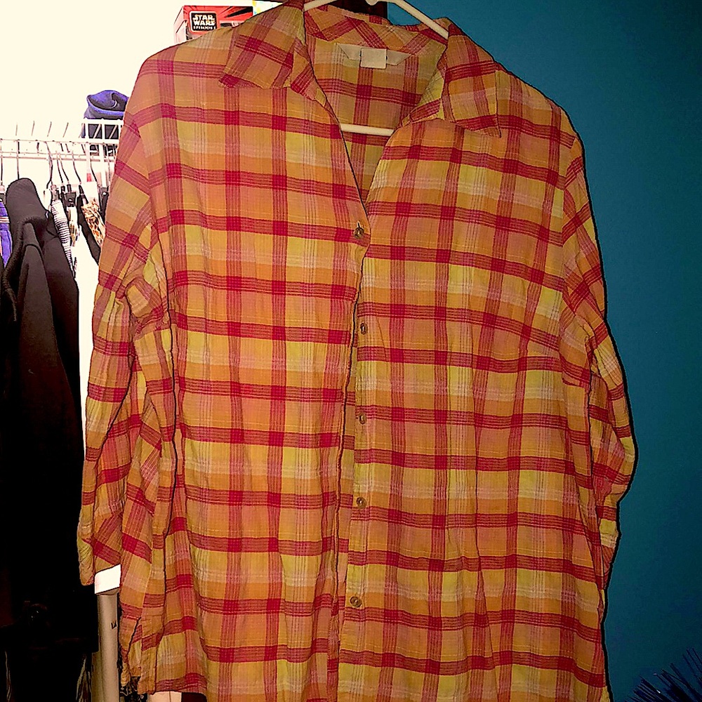 Alia boutique 2015 edition Flannel long sleeve shirt